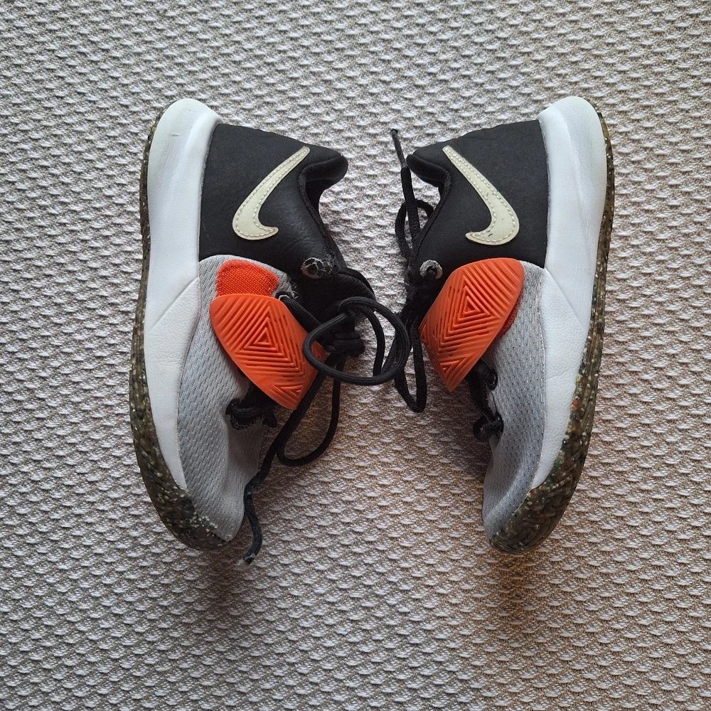 Nike Kids' Sneakers in Orange, Black, and Gray
